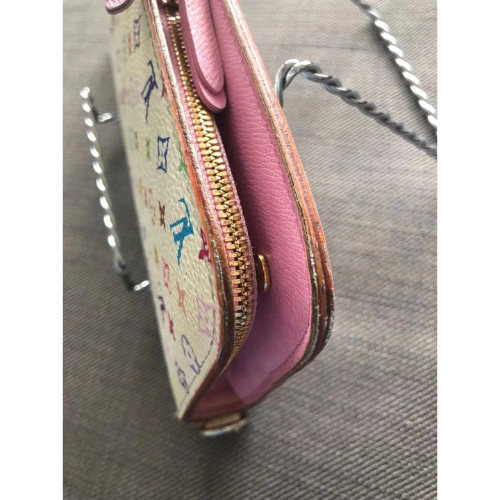 Authentic Louis Vuitton Monogram Multicolor Zippy Wallet Purse - New