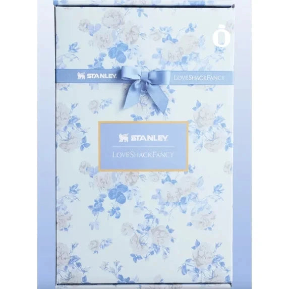 Stanley 40oz Floral Blue LoveShackFancy Tumbler - Stylish Hydration