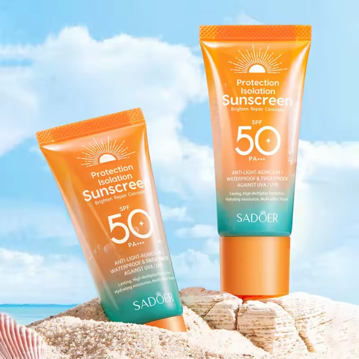 SPF 50 Sunscreen Face Cream – PA+++ Sun Protection, Oil Control & Daily Moisturiser