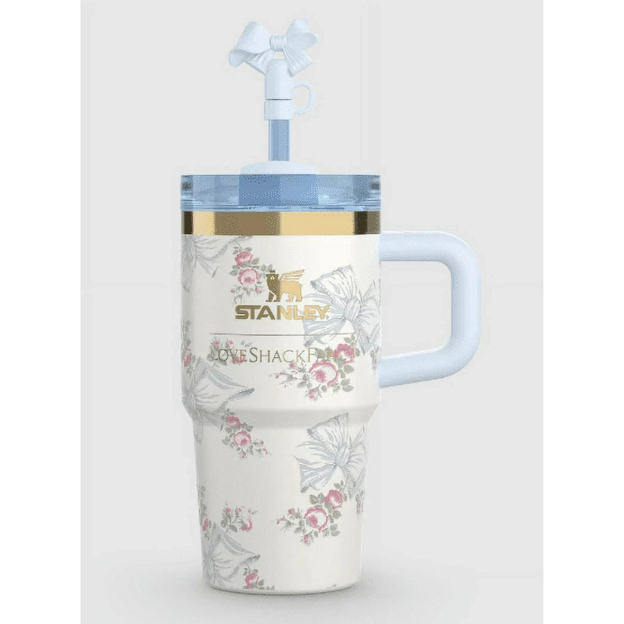 Stanley x LoveShackFancy Floral Powder Blue 20oz Tumbler