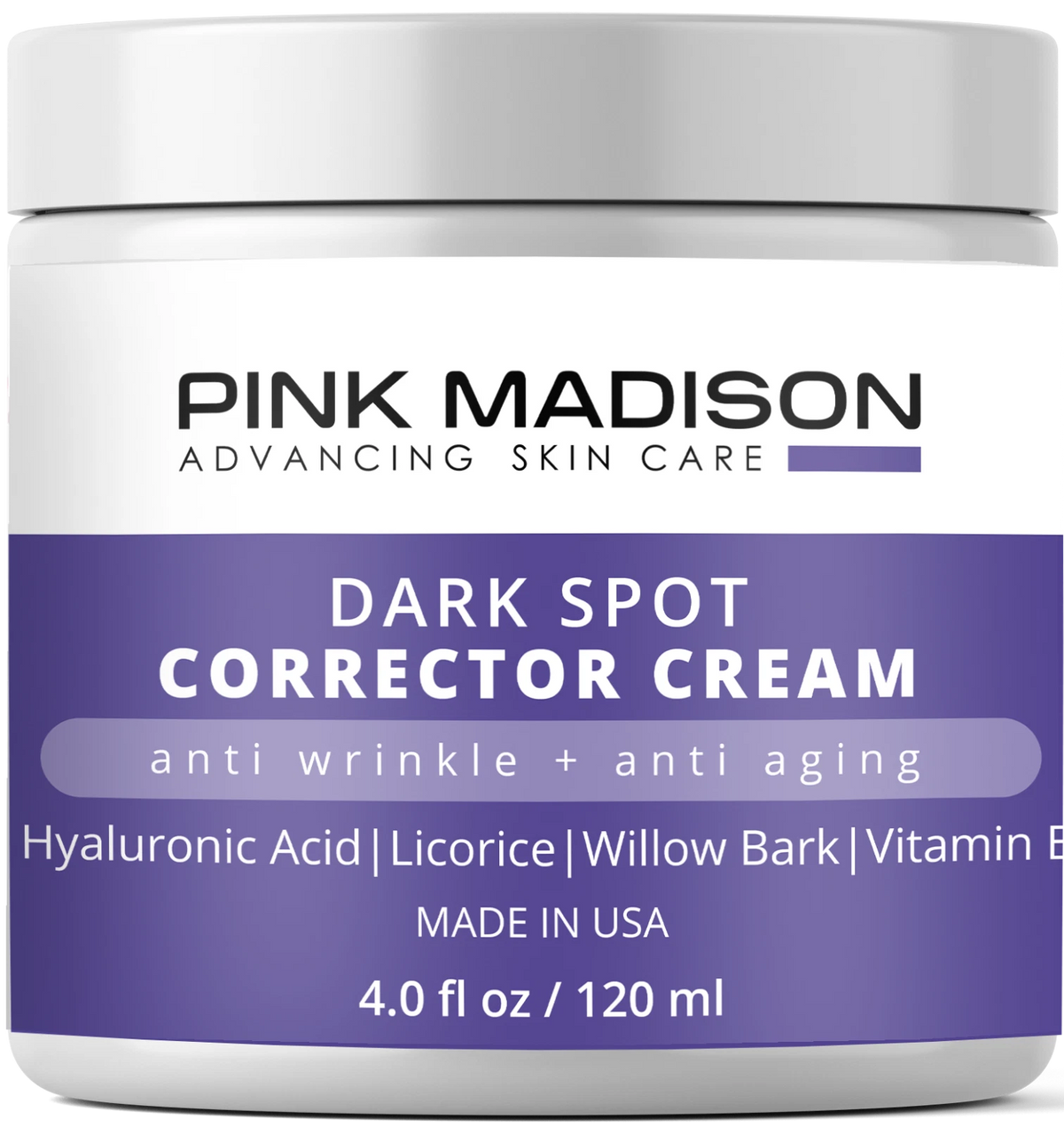Dark Spot Corrector Cream – Face, Hands & Neck 4 OZ