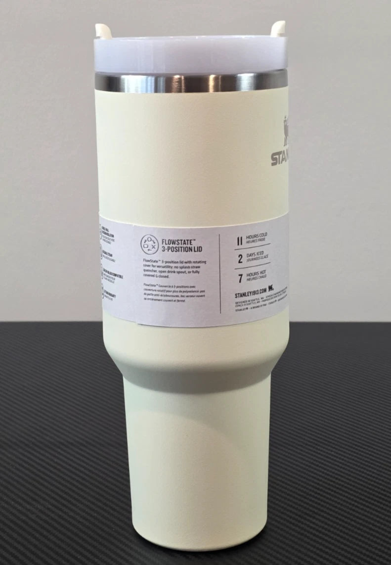 Stanley Quencher H2.0 40oz Cream Tonal Tumbler for Ultimate Hydration