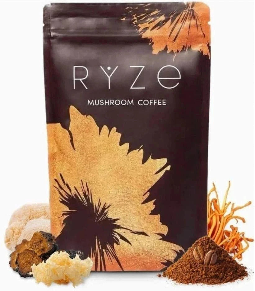 Ryze Mushroom Coffee Brown – Premium Instant Coffee Blend