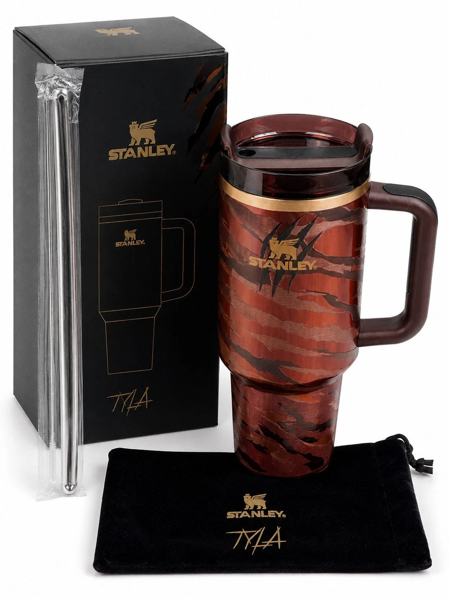 Stanley x Tyla Tyger 40oz Quencher H2.0 Tumbler - Stay Hydrated in Style