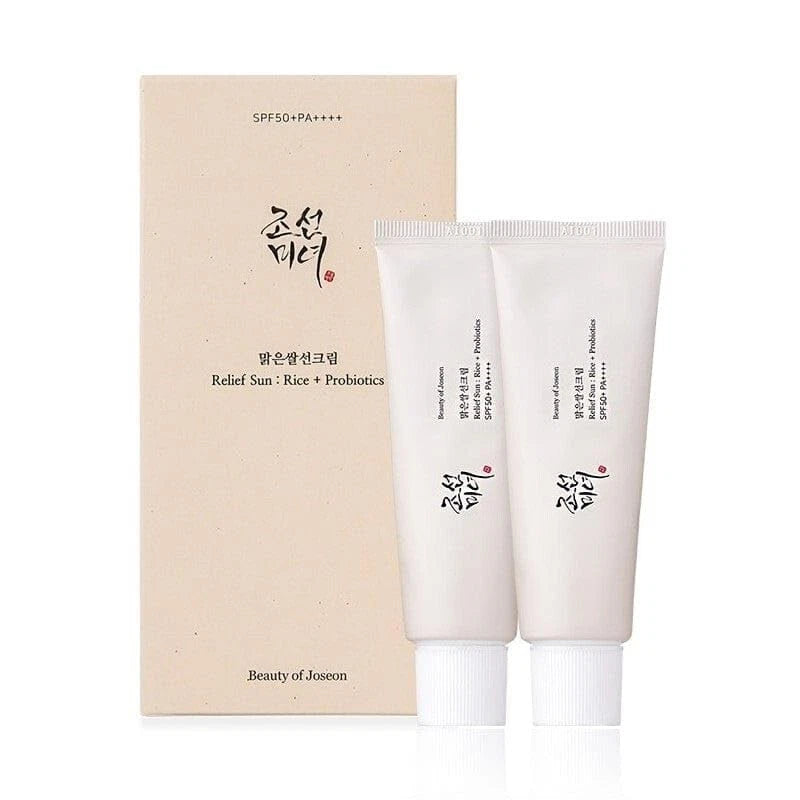 Beauty of Joseon Relief Sun: Rice + Probiotics SPF 50+ PA++++ – Set of 2 (50ml Each) | Free Shipping
