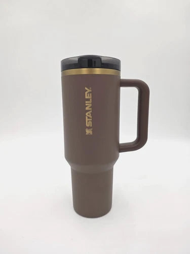 Stanley ProTour Flip Straw Tumbler 40oz - Espresso Gold