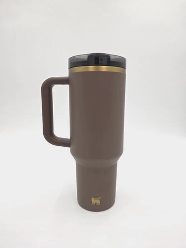 Stanley ProTour Flip Straw Tumbler 40oz - Espresso Gold
